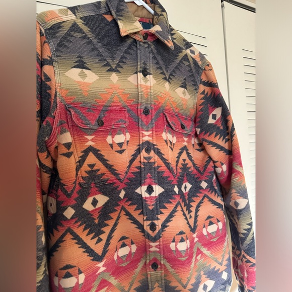 Vintage Polo Ralph Lauren RL RRL Wool Flannel Shirt Navajo Aztec Kanye Yeezy YZY - Picture 7 of 16